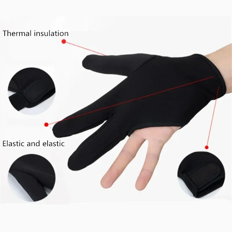 Hairdressing Anti-hot Glove 3 Fingers Protect Flat Iron Heat Resistant Hair Straightening Curling Glove Styling Accessories