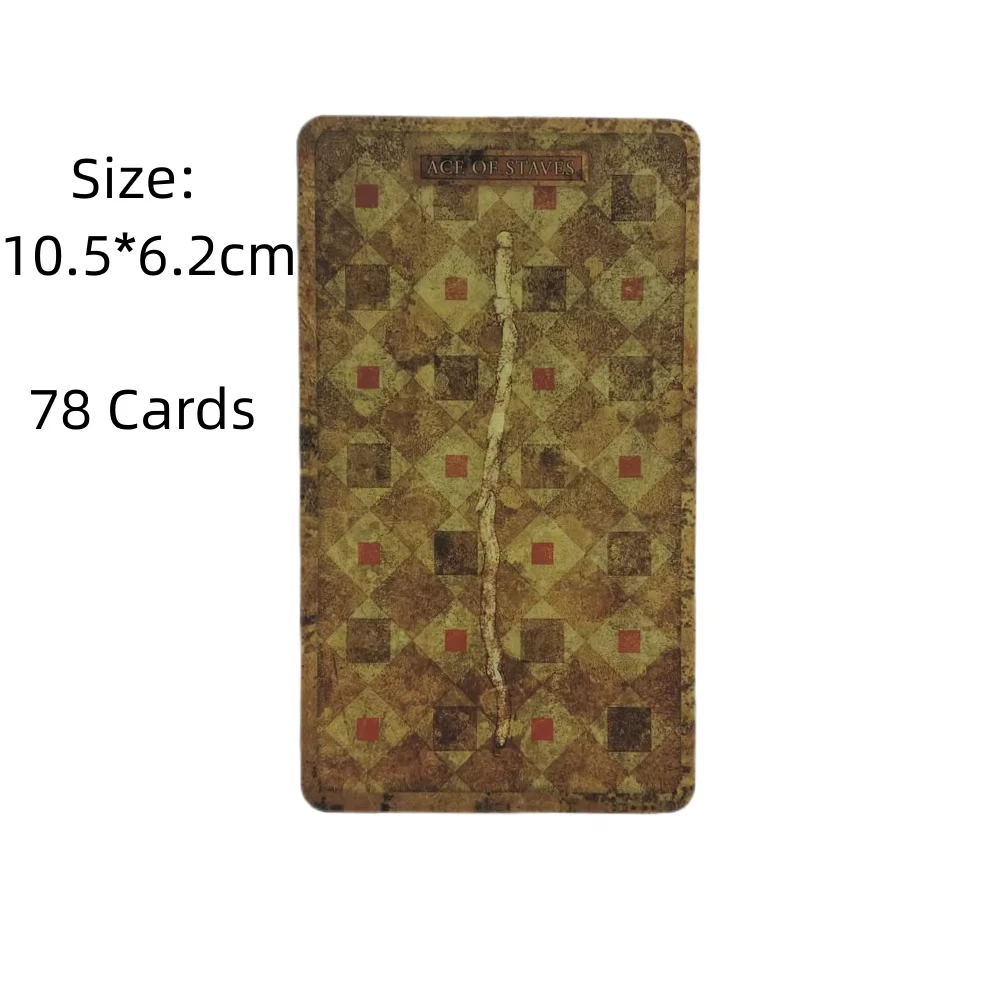 Tyldwick التارو سطح السفينة العرافة لعبة ببطاقات ورقية مجلس لعبة أوراكل لعبة المبتدئين الجديدة التيجان القتل التارو واسعة