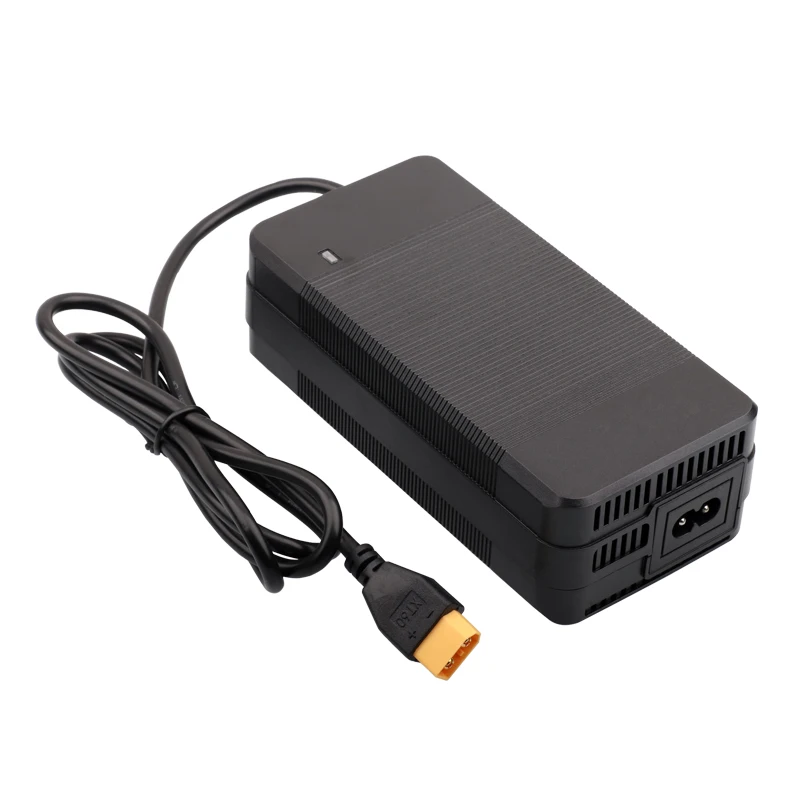 58.4V 3A Smart Lifepo4 Battery Charger 16Series For 48V/51.2V LiFePO4 Battery Pack Charger XT60 High Quality Power Connector