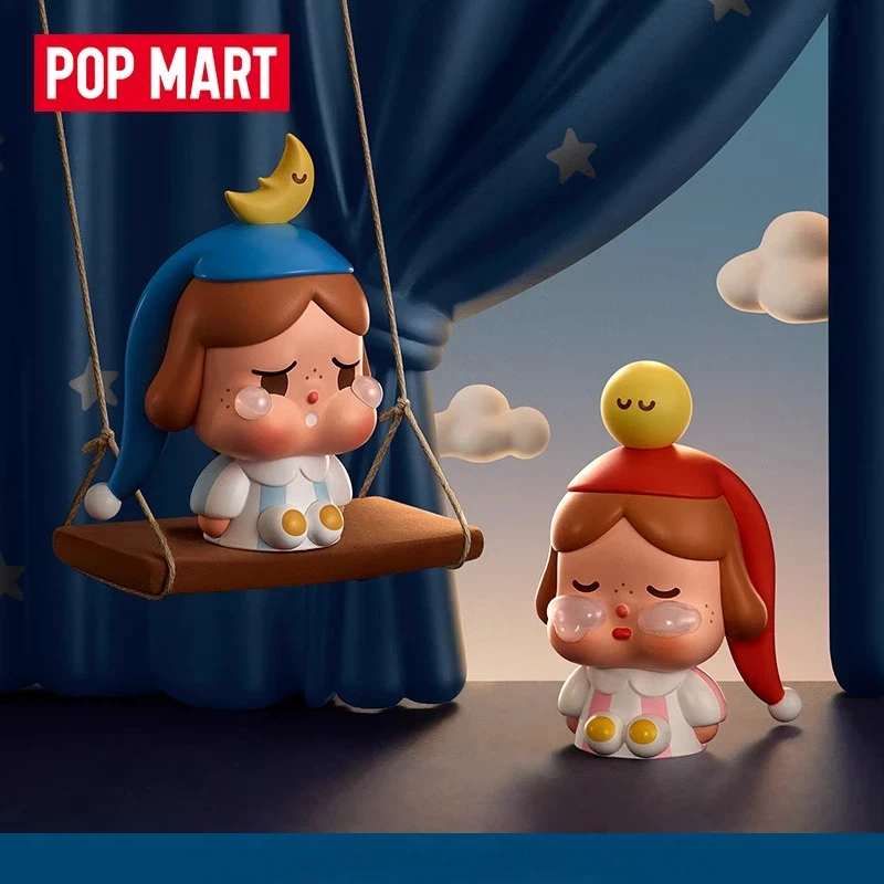 

2025 New Genuine POP MART CryBaby CARING TO THE MOON Series Mini Blind Box Cute Figure Action Figure Toy Trendy Gifts