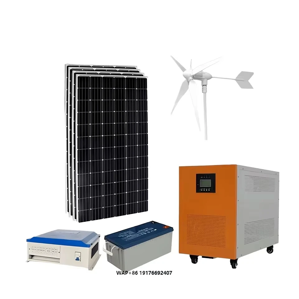 Wind Solar Hybrid Power System China Source Factory 5kw 10kw 15kw Rural Family  off Grid Wind Solar Hybrid Power System