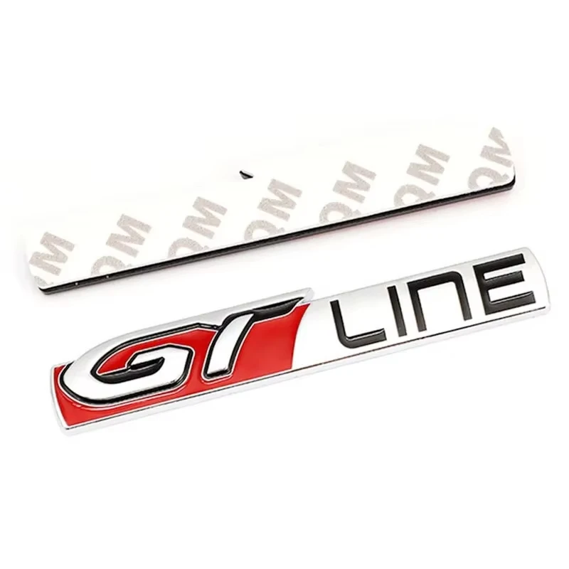 For Peugeot GT Line Logo 308 508 3008 5008 KIA Stinger GTLINE Car Rear Trunk Tailgate Emblem Side Fender Badge Decals Sticker view 6