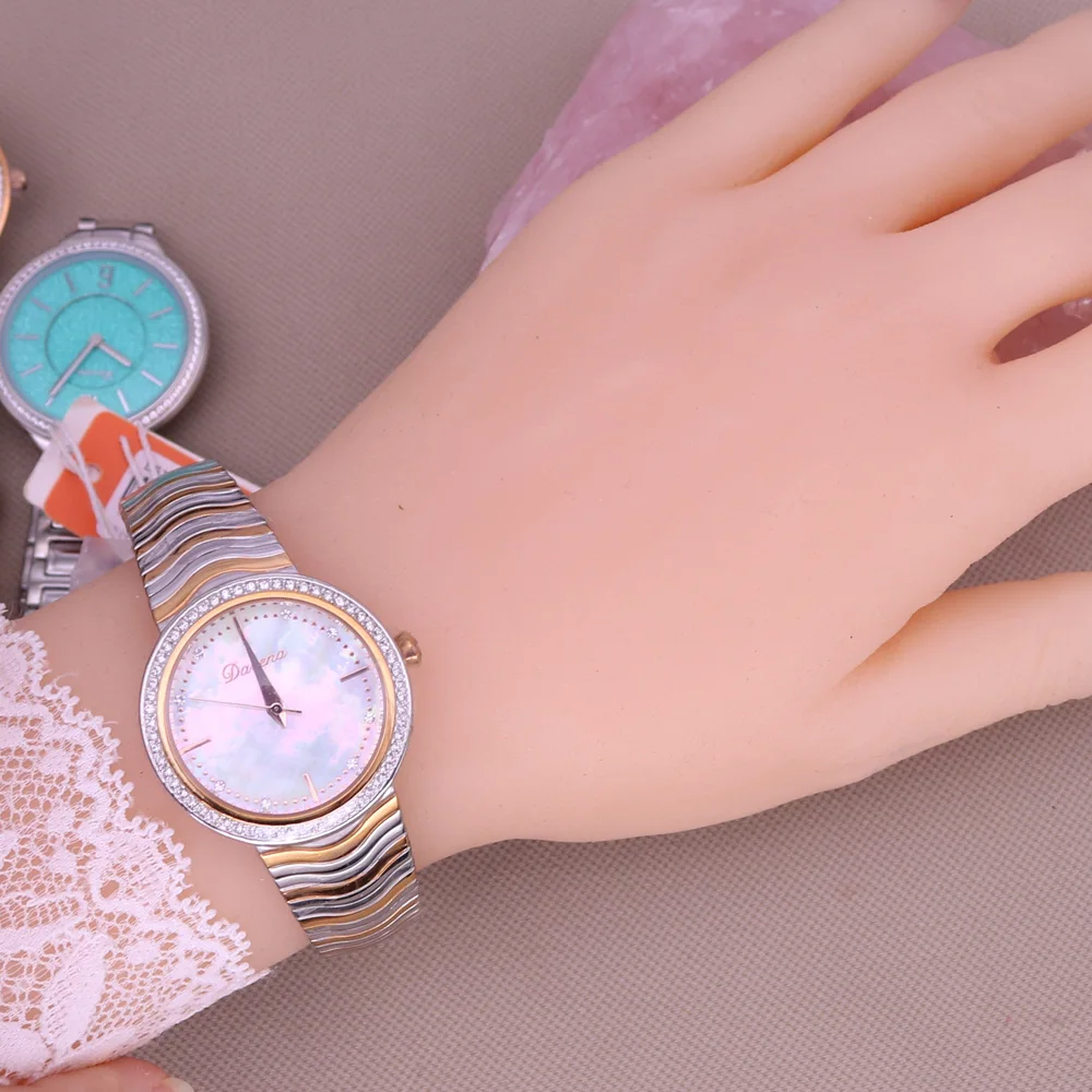 SALE!!! Discount Melissa Ceramic Crystal Rotating Rose Camellia Flower Women's Watch Fashion Luxury Girl Birthday Gift