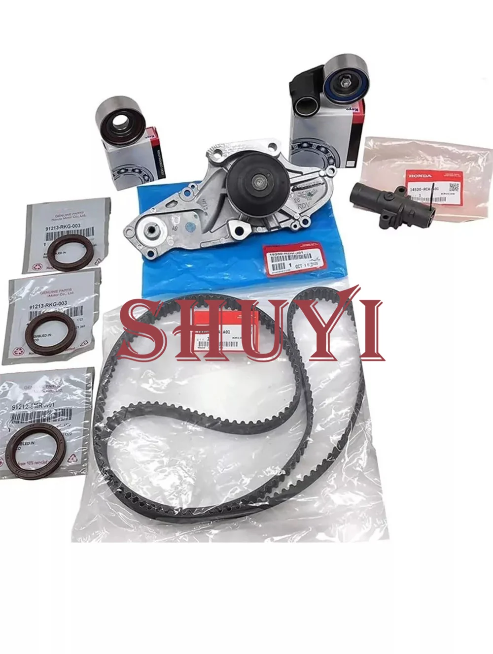 Original Timing Belt & Water Pump ServiceKit OEM 14400-RCA-A01 14510-RCA-A01 14550-RCA-A01 91212-R70-A01 14520RCAA01 19200RDVJ01