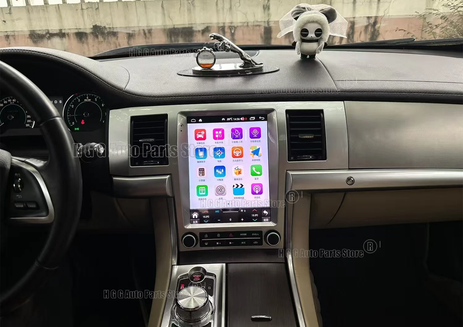 LHD RHD For Jaguar XF 2008-2015 Android 14 Upgrade Car Radio Stereo Head Unit Multimedia Player Carplay GPS Navigation