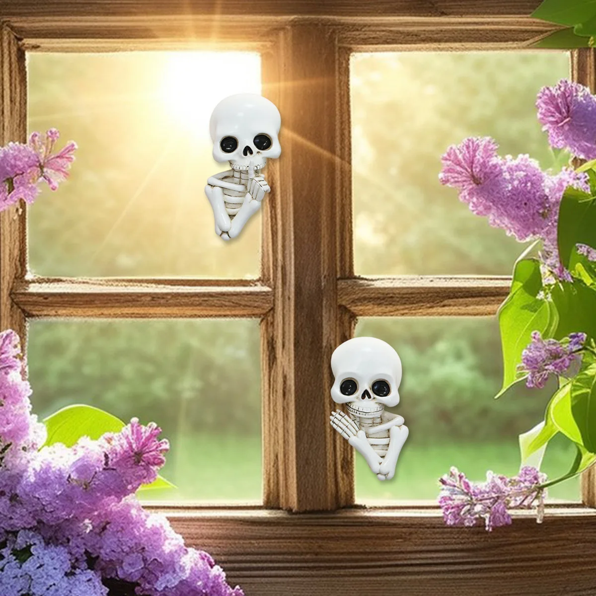

‌Creepy Skull Door Decor - Halloween Wall Sticker for Living Room & Bedroom‌