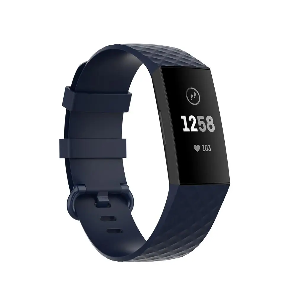 Siliconen slimme horlogeband voor Fitbit Charge 4-band Sport Smartwatch-polsband voor Fitbit Charge 3/3 SE-armband correa