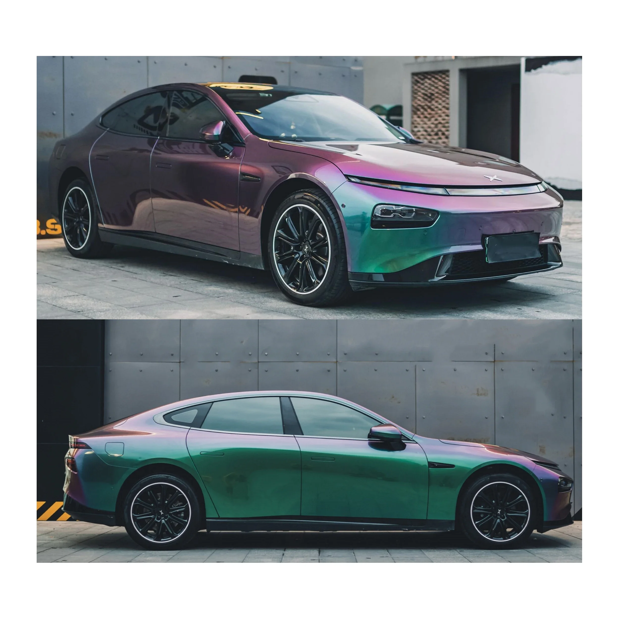 

2025 Galaxy Green Purple Chameleon Auto Body Wrapping Film PVC Car Wrap Vinyl