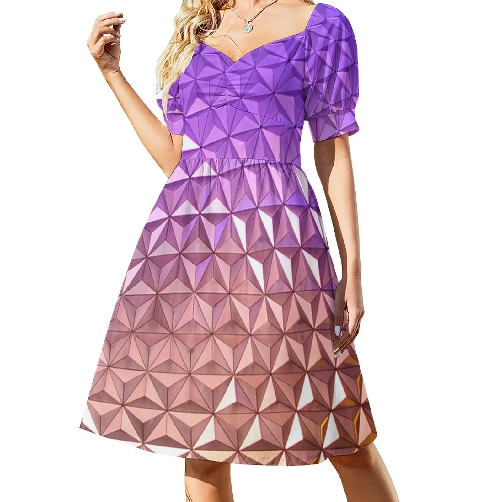 

Spaceship Earth at Night in Epcot Dress african dresses for woman women's clothing korea stylish