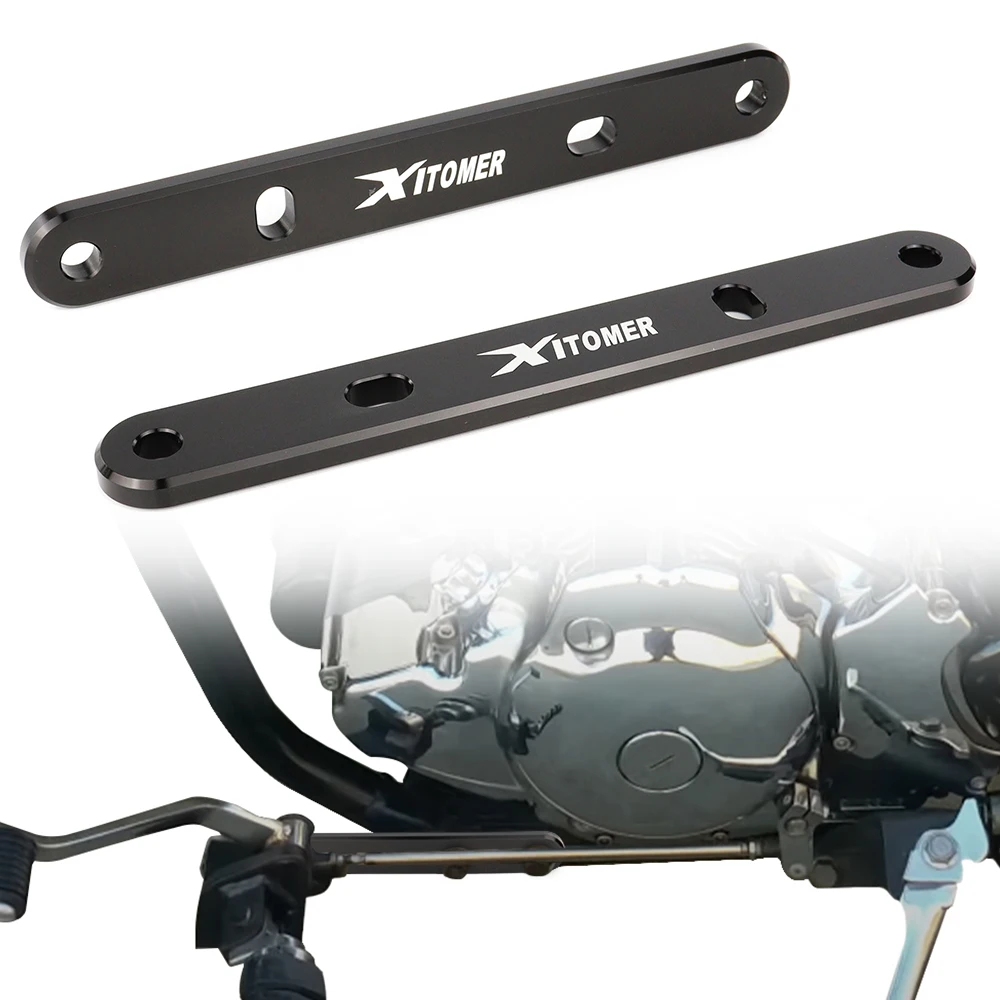 

Motorcycle Footpegs Adjustable Set Fit For Yamaha V-Star 1100 VStar 1100 6"Forward Control Footrest Extensions Pegs Floor Boards