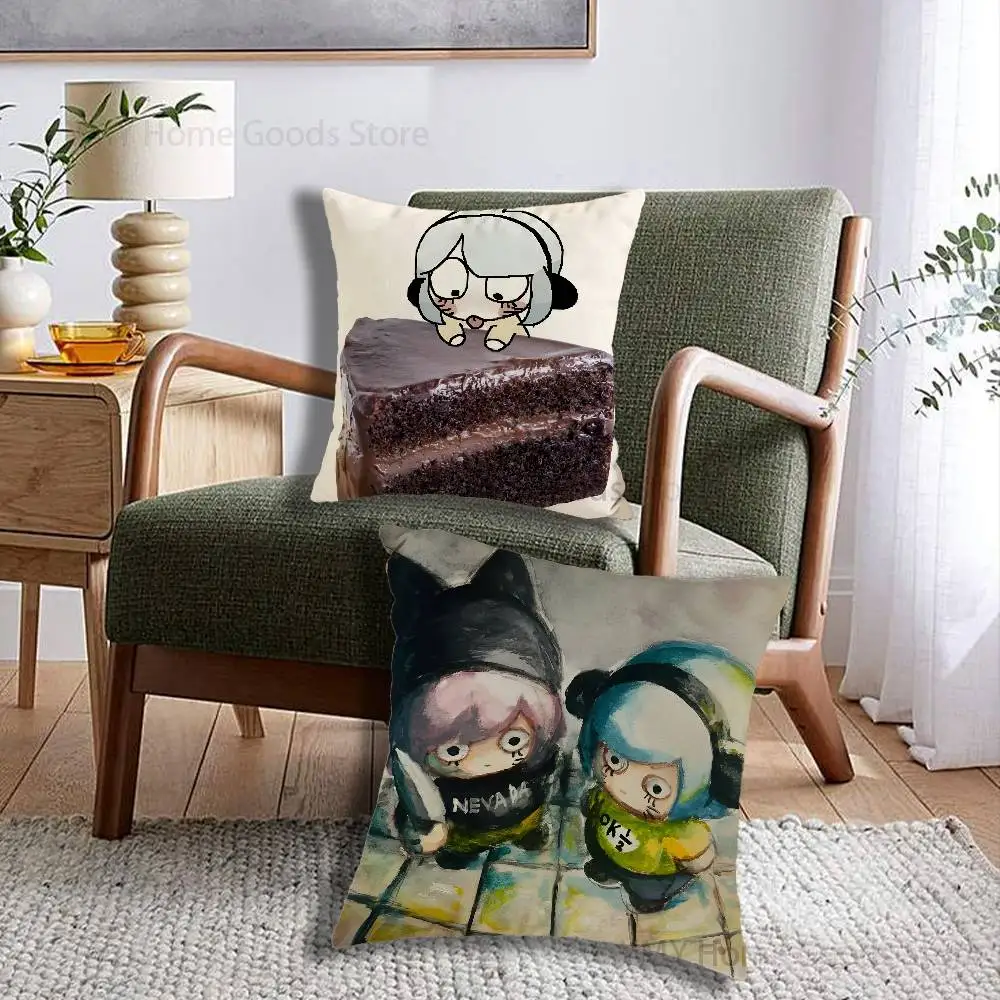 Cute Rnfren Randal Luther Nyon Gifts PillowCase Sofa Cushion Cover Suitable For Home Bedroom Room custom Decor