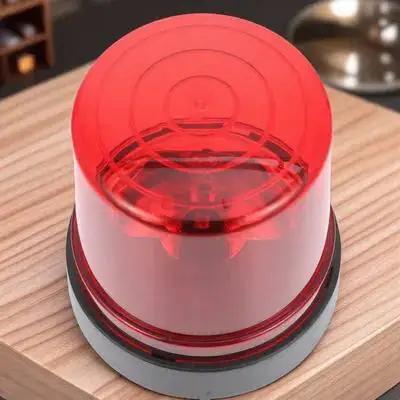

LED Warning Lamp Imitation Rotating Alarm Light for Kids Fire-Fighting Game Red Flashing Beacon Creative Gift Decorative Alert