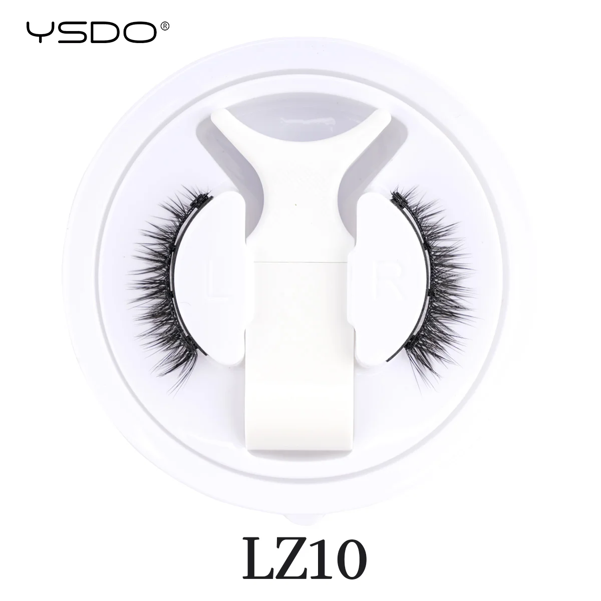 YSDO Magnetic Lashes 1 Pair Natural 3D Mink Lashes Reusable No Glue Needed Professional Magnetic False Eyelashes Makeup Cils