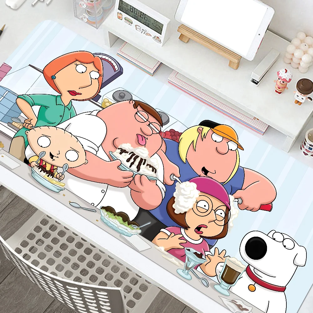 Anime F-Family Guy Mouse Mat Desk Mat With Pad Gaming Accessories Prime Gaming XXL Keyboard Pad Padding Mat