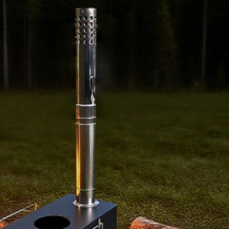 

Дымоход из нержавеющей стали, дровяная печь, непромокаемая ветрозащитная шляпа, уличная палатка, обогреватель, дымовая трубка с огнестойким звездным дымоходом