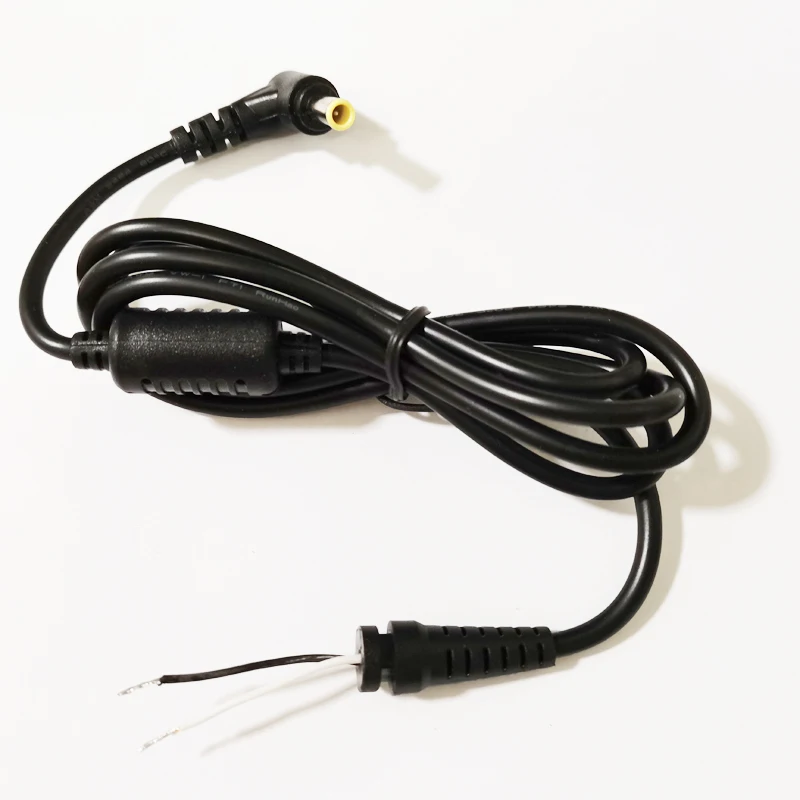 NCHTEK DC 5.0*3.0mm Male Plug Right Angled Connector Cable For Samsung Laptop / Notebook, 5.0/3.0 with pin / 1PCS