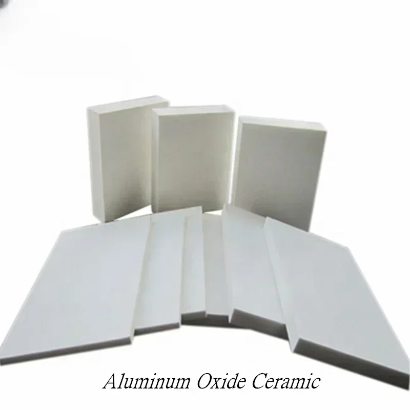 

2PCS Insulation Industrial Ceramic 100mm - 185mm Alumina Tin Sheet Customize Aluminum Oxide Wear Ceramic Refractory Heat Plate