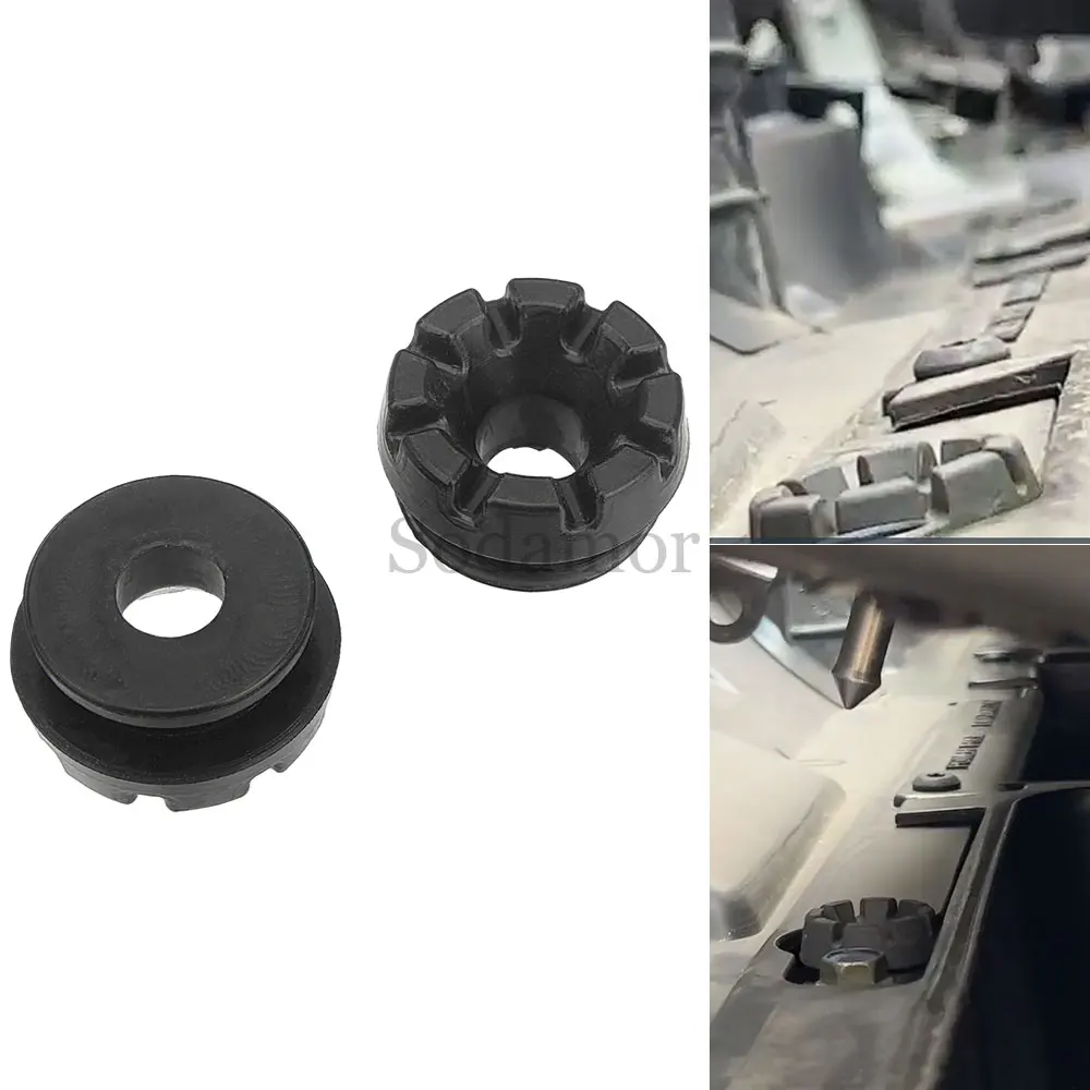 Motorcycle UTV ATV Rubber Grommet Hood- Latch Fit for Polaris 2012-2020 RZR 570,RZR 900 2015-2021,Ranger 900,ACE 500,ACE 900 XC