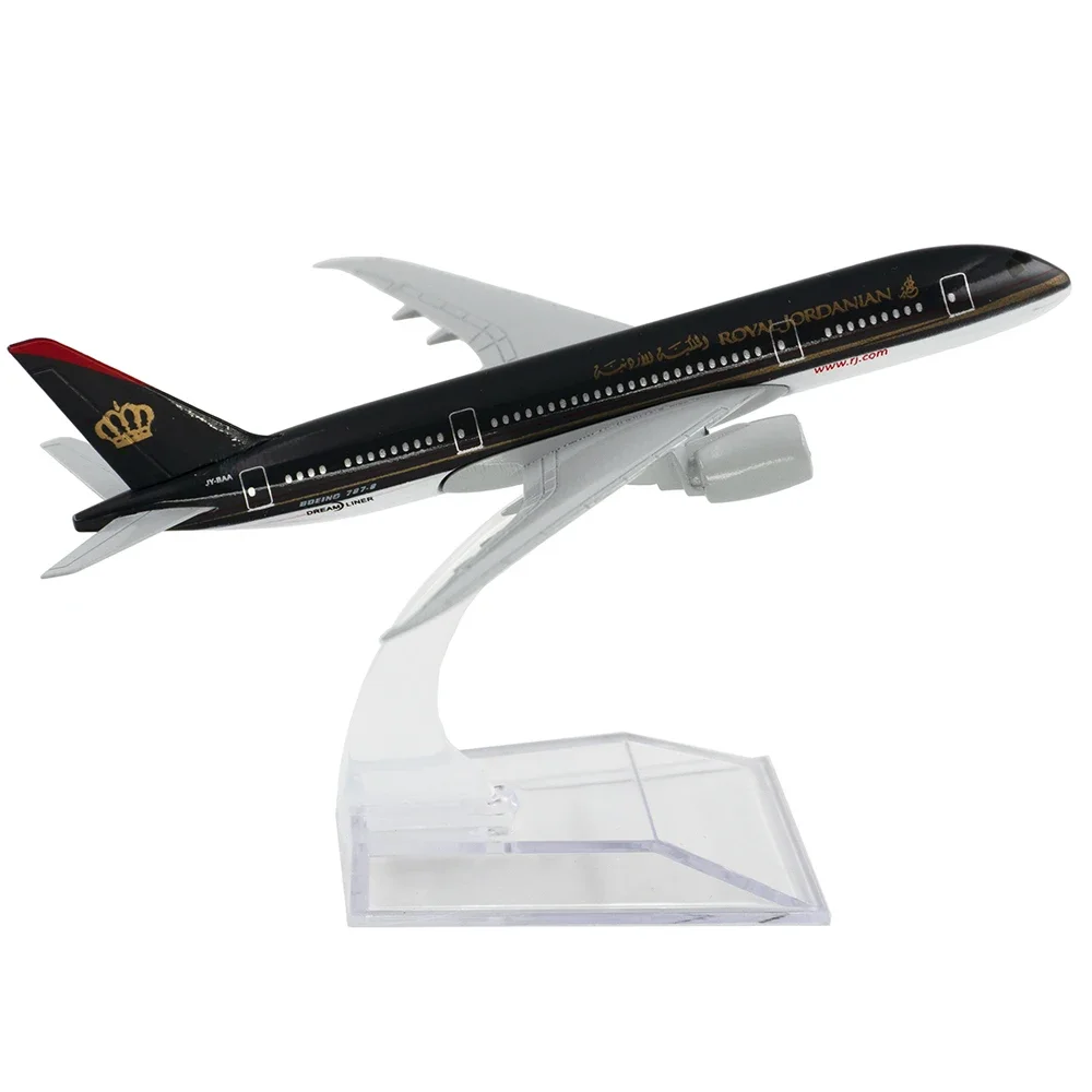 1/400 نموذج طائرة بوينغ 787 الملكي الأردن 14 سنتيمتر المعادن B787 طائرة الأطفال هدية لجمع غرفة الديكور