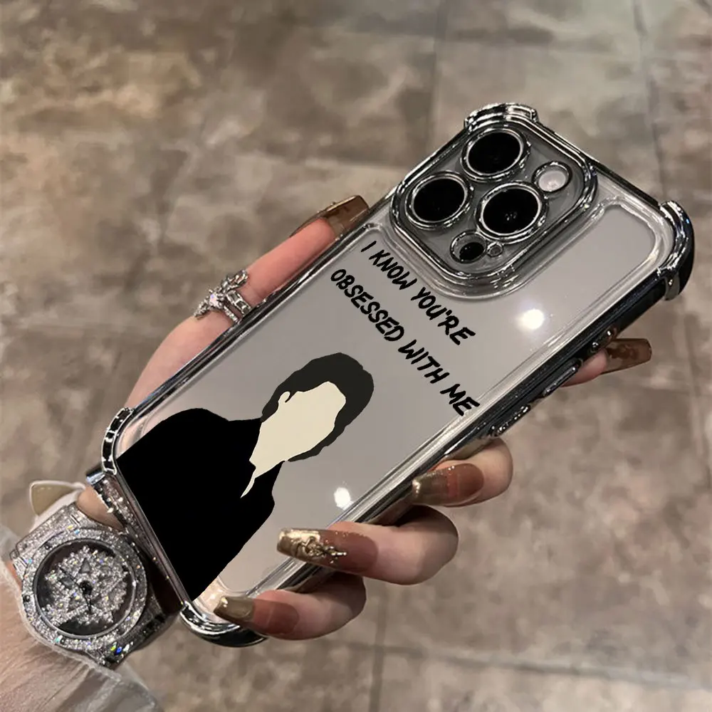 The Vampires Diaries Damons Placcatura Cassa Del Telefono Per Samsung S25 S24 S23 S22 S21 S20 Note20 Edge Plus Ultra 4G 5G Anti Caduta Airbag