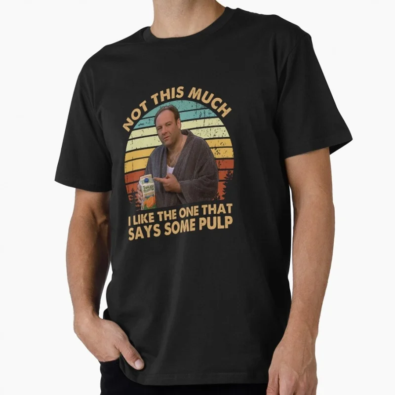 

I Like The Vintage Crime Movie The Sopranos t shirt Men's 100% cotton O-Neck Short Sleeve Graphic clothes All size tee S-6XL