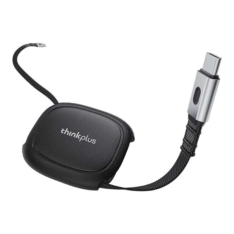 Lenovo Thinkplus Qlex USB-C Retractable Cable 240W for Laptop Legion Moto PD3.2 Tablet Phone Android iOS Fast Charge Transmissio