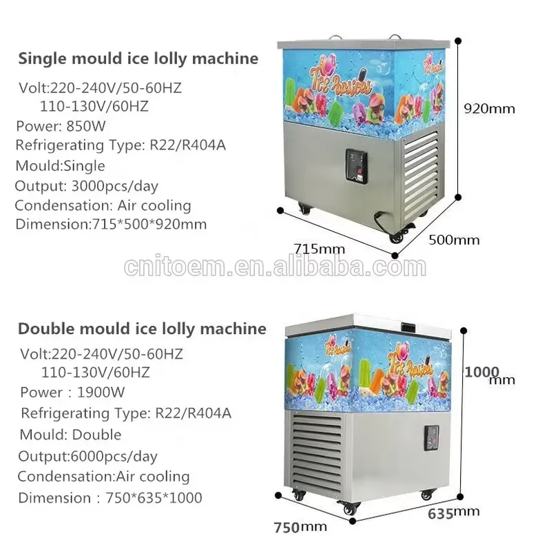 Popsicle making machine, popsicle machine, efficient and high output, easy to operate
