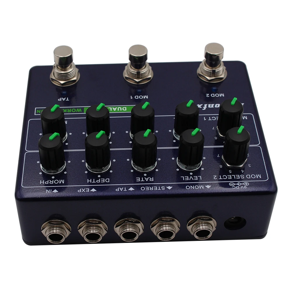ギター Demonfx DUAL MOD WORKSTATION Demonfx DUAL MOD WORKSTATON Guitar Bass Effect Pedal Super Mod
