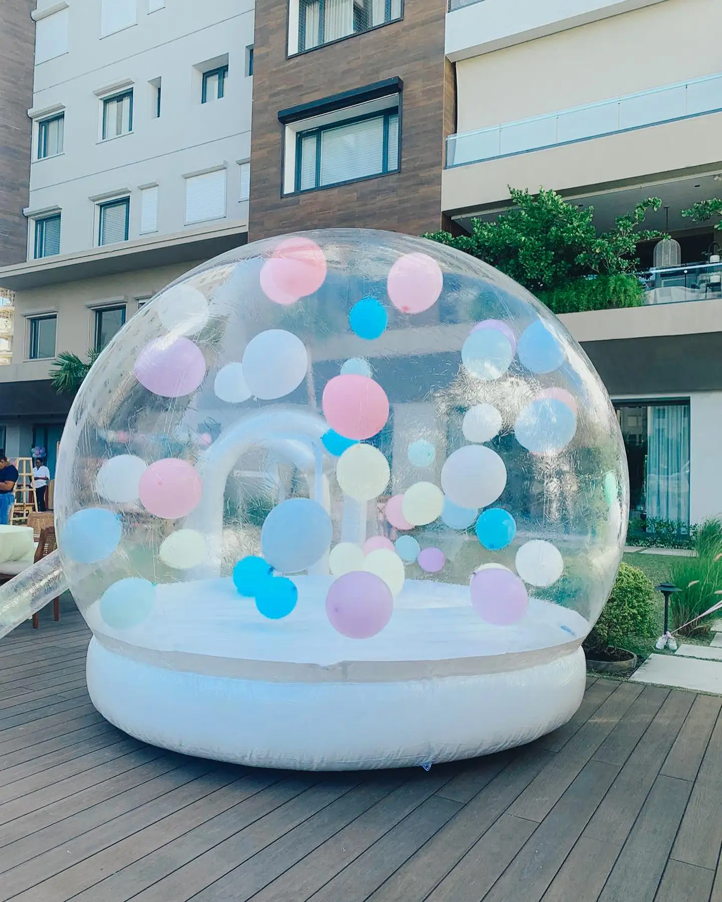 Commercial Grade PVC Inflatable White Bubble House Modern Bubble House Air Balloon Bubble Tent for Party/Event/Wedding for sale