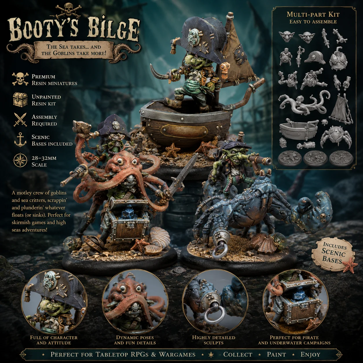 

Die Casting Resin Model Assembly Kit, GK, Resin Assembled Model, Unpainted (including Base)