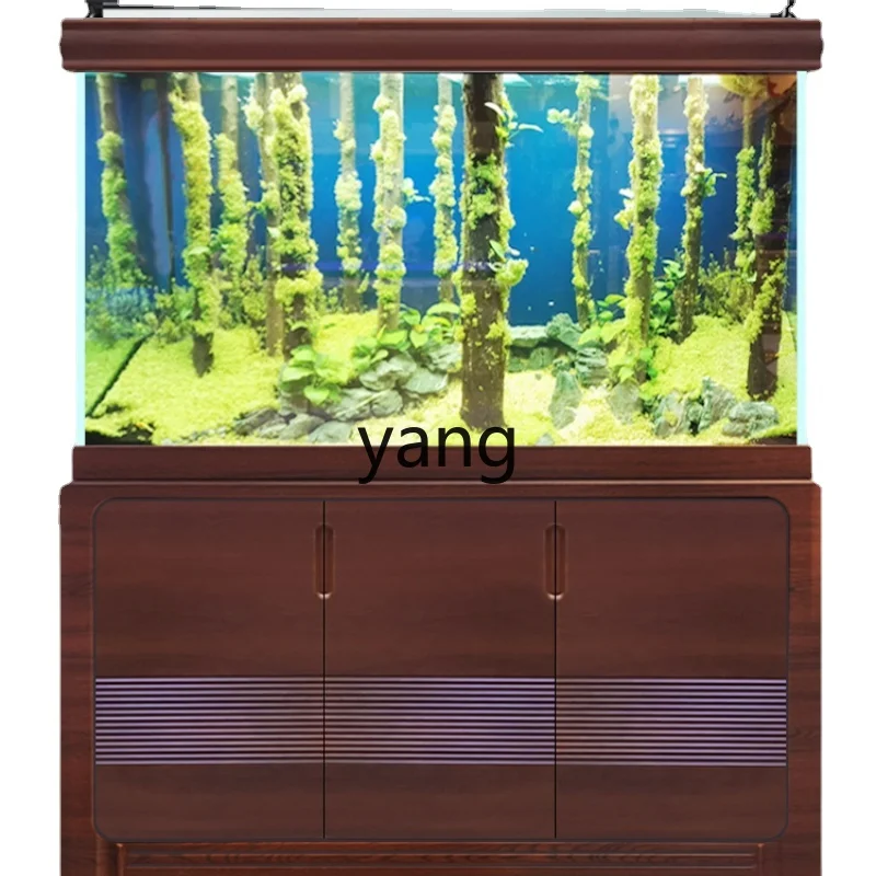 

L'm'm New Floor-Standing Household Super White Hallway Screen Hallway Care-Free Ecological Fish Tank