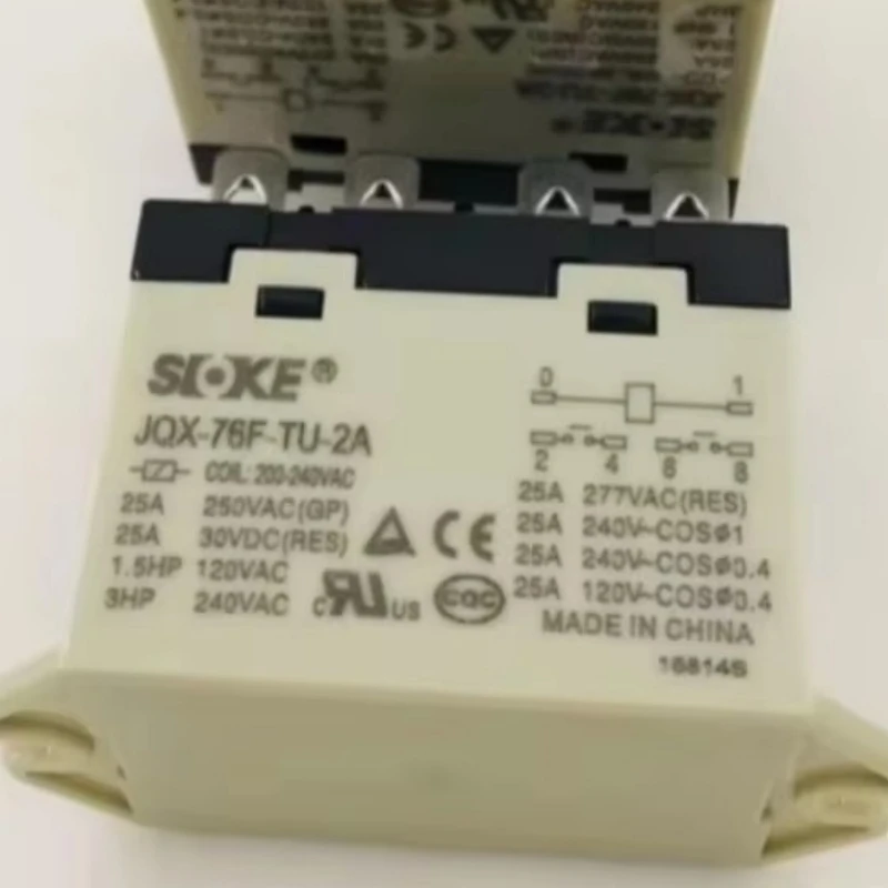 

relay JQX-76F-TU-2A 220-240VAC 25A