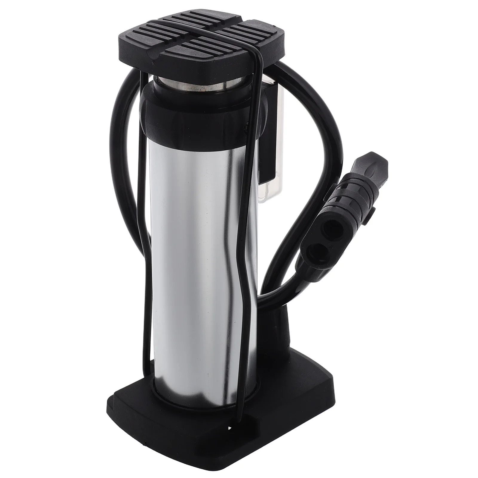 

1pc Portable Bike Pump Mini Air Pump For Bicycle Car Motorcycle Tire Inflation High Pressure Foot Operated Manual Inflator For