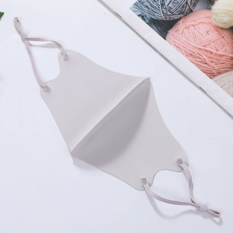 

Summer Ice Silk Mask Cold Sensation Mask Sunscreen Dust Mask Adjustable Cloth Adult Mask Logo