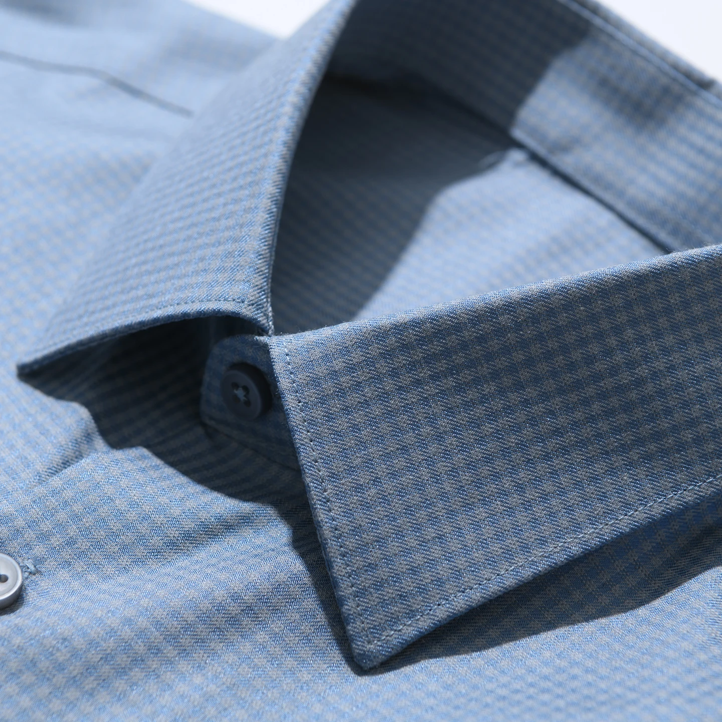 Elite Series Men's Business Casual Long Sleeve Shirt Wool Modal Blend Comfortable Breathable Commute Fashion Urban Style