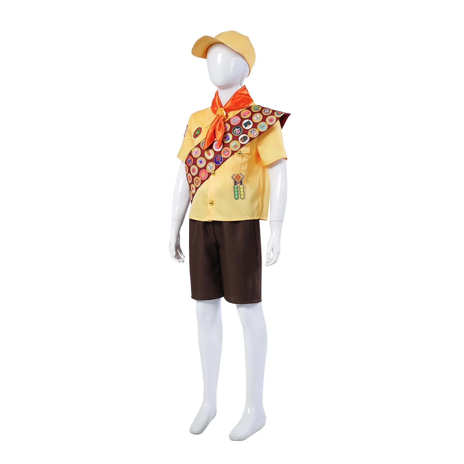 Cosplay Costume Russell Cosplay Costume, Little Boy Russell, Little Explorer, Anime Character Performance Costume view 3