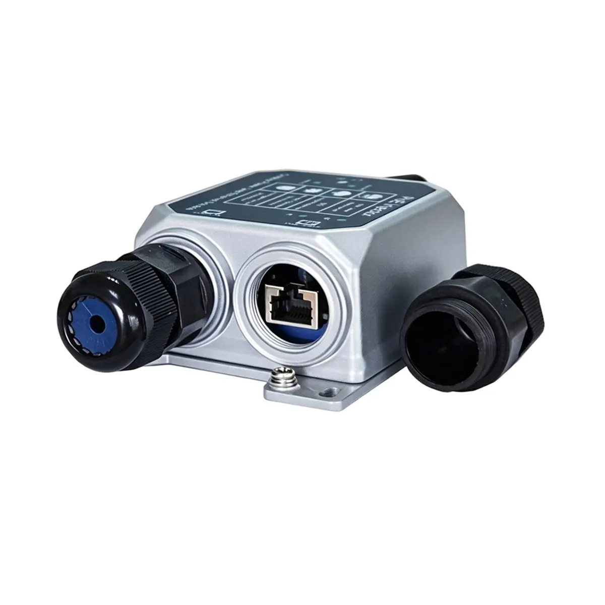 [2026 Trend]3 Port 2.5G Gigabit Solar-Powered PoE Injector Outdoor IP67 Waterproof POE Repeater 9-57Vdc Max35W