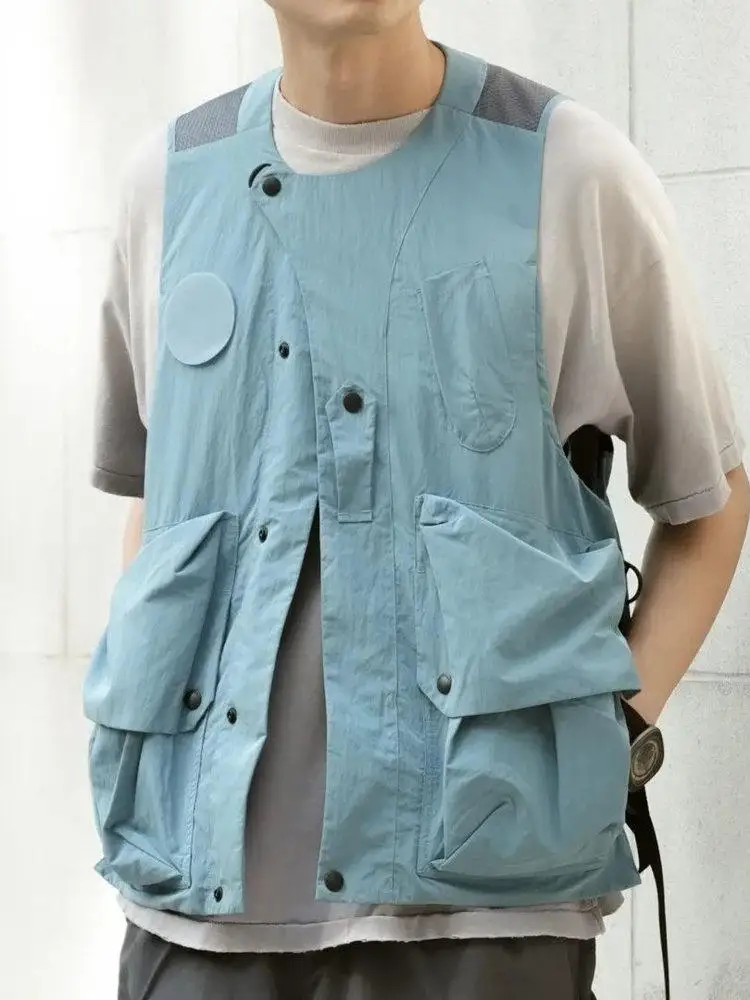 

Japanese-style Outdoor Jacket Mountain-style Sleeveless Casual Vest Mountaineering Sports Wear for Men and Women