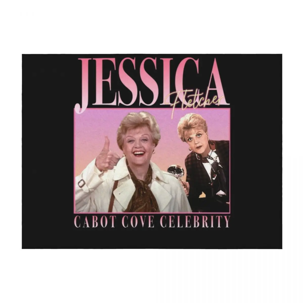 90'S RETRO STYLE JESSICA FLETCHER Throw Blanket Multi-Purpose blankets and throws Flannels Winter beds Blankets