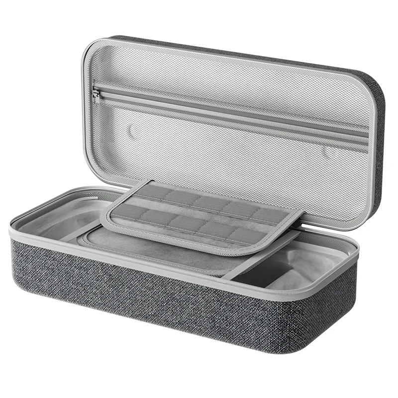 

for ROG XBOX Ally EVA Carrying Case Shockproof Game Console Storage Bag for ROG XBOX Ally X Anti-Drop Gaming Accessories Gray