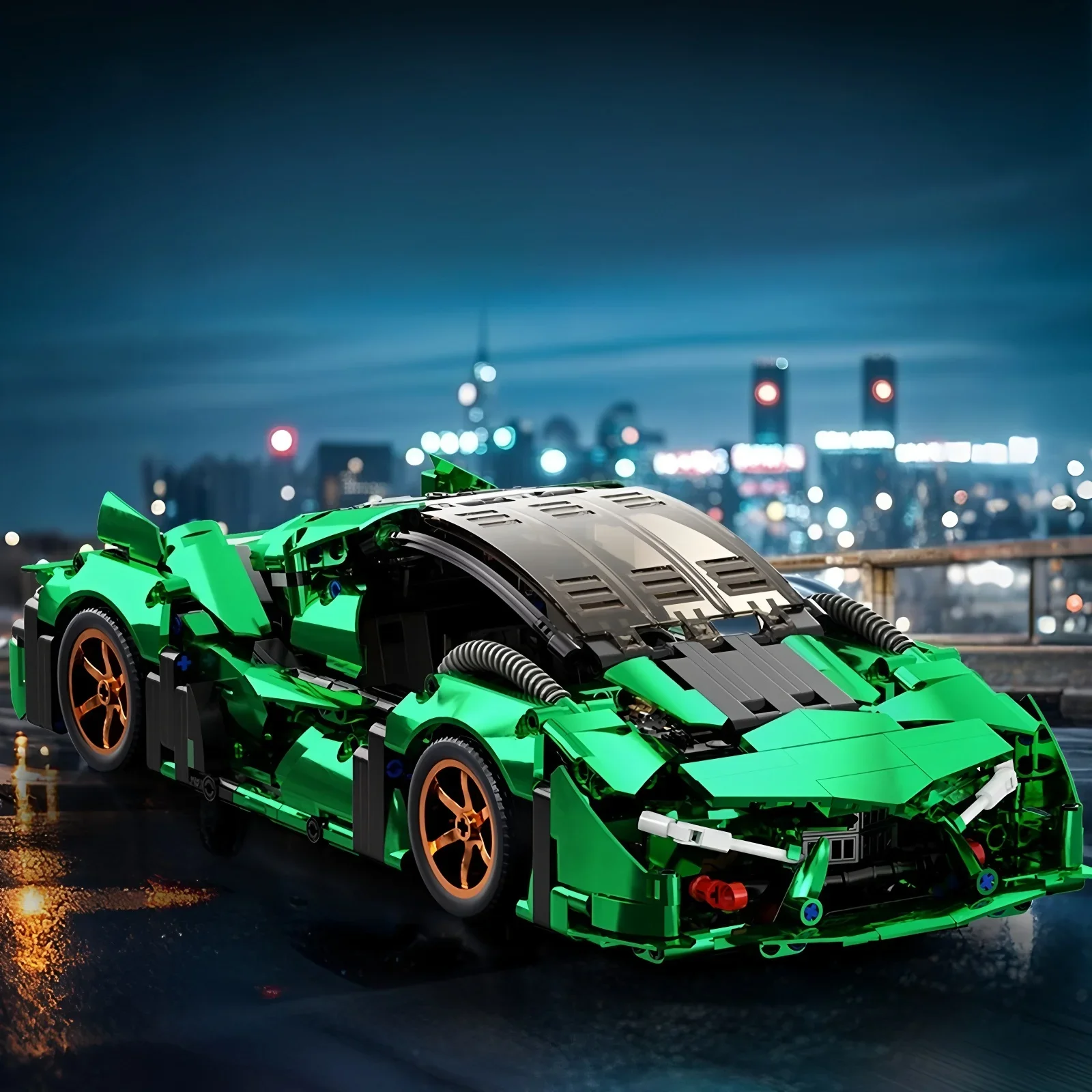 

Техническая гоночная модель спортивного автомобиля, строительные блоки, технические взрослые, 1:14, сделай сам, суперкар, кирпичная головоломка, игрушки для детей, подарок для взрослых ﻿