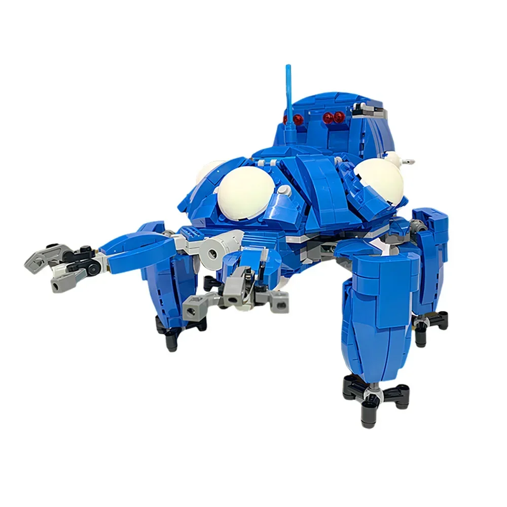 MOC- 124687   Acessórios de anime fantasma em blocos de construção descascados robô inteligente mexa tacômoma modelo de montagem brinquedo infantil