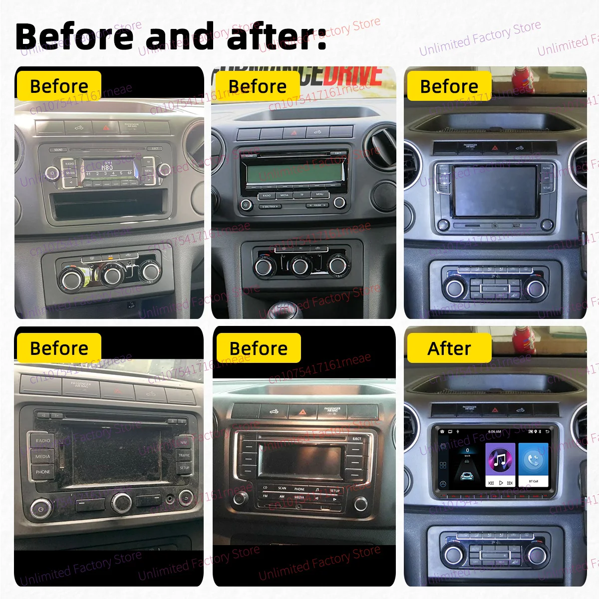 For VW Volkswagen Amarok 2010-2015 9