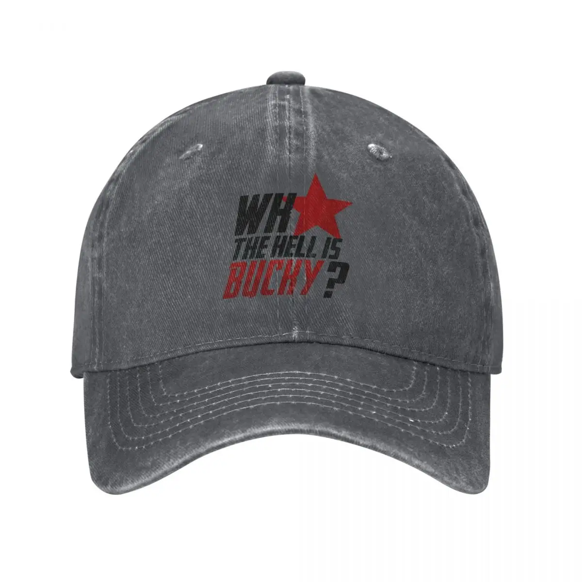 Who The Hell Is Bucky Winter Solider Baseball Caps Peaked Cap Marvel Winter Solider Sun Shade Hats for Men