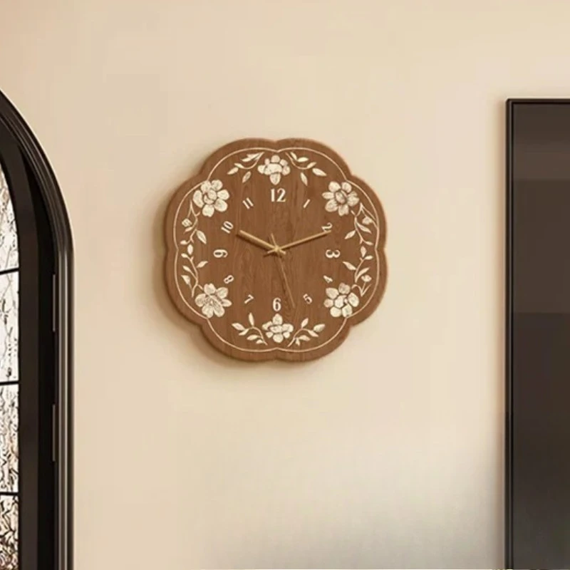 

Nordic Simple Wall Clocks Living Room Luxury Aesthetic Modern Wall Watch Chinese Style Fashion Reloj Pared Ornaments Home Decor