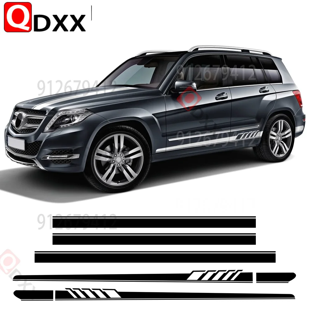 

Комплект боковой юбки Edition 1, наклейка для Mercedes Benz GLE GLK ML Class AMG W164 W166 GLE350 GLE400 GLK350 ML350, аксессуары
