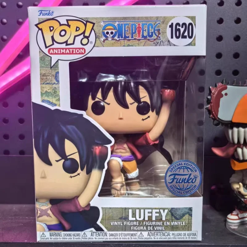 

Funko POP Original One Piece Figure - Monkey D. Luffy Armament Haki Upper Cut Collectible Figurine Decorative Ornament Gift