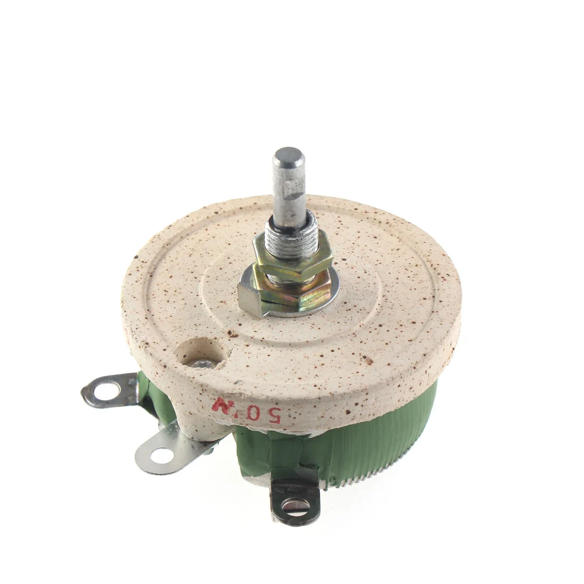 50W BC1 high Power rheostat rotary variable wire wound Disc shape Adjustable resistor Sliding 1R 2R 3R 5R 10R 15R 20R 25R 30R 40