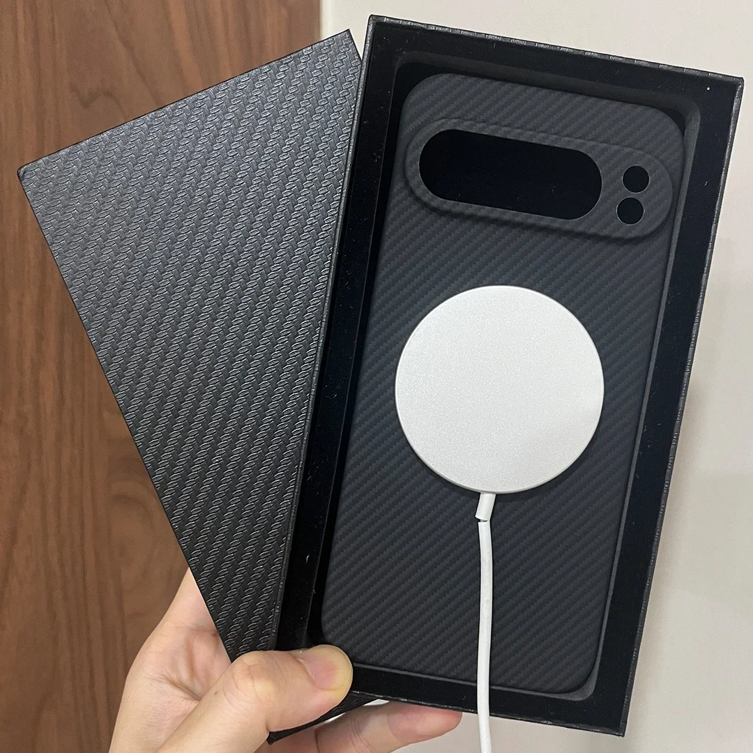 

Магнитный арамидный чехол для телефона из углеродного волокна для Google Pixel 8 9 10 Pro XL 5G Global Pixel 9 Pixel 10 ProXL 256/512 Magsafe