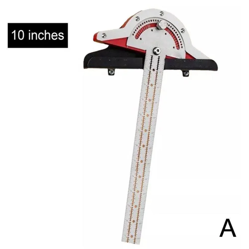 Woodworkers Edge Ruler Cm Inch Protractor Woodworking Ruler Angle Measure Stainless Steel Carpentry Layout Carpenter Tools